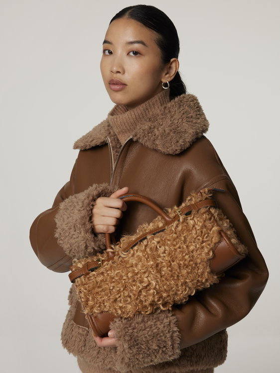 Image sur Sac à main en fausse fourrure