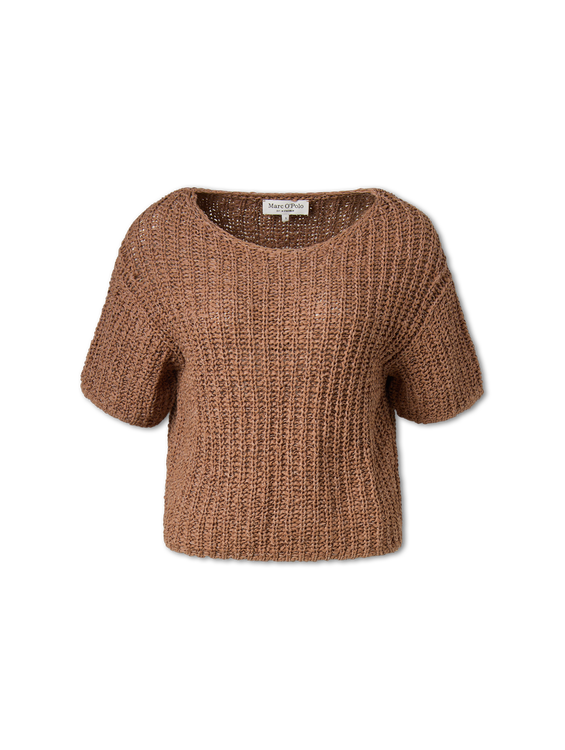 Bild von Kurzarmpullover aus Strick