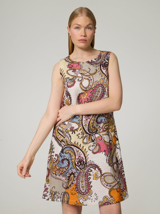 Bild von Midikleid aus Leinen