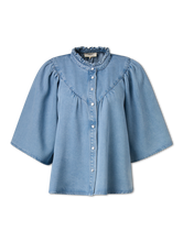 Bild von Blusenshirt aus Denim LOUISE