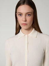 Bild von Strickjacke aus Rippstrick