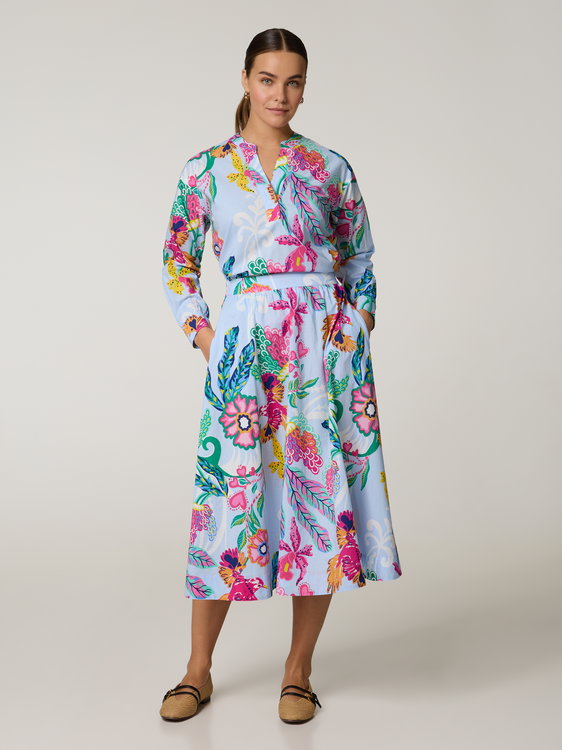 Bild von Midijupe aus Baumwolle