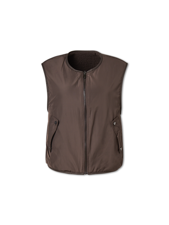 Bild von Gilet im Teddy-Look
