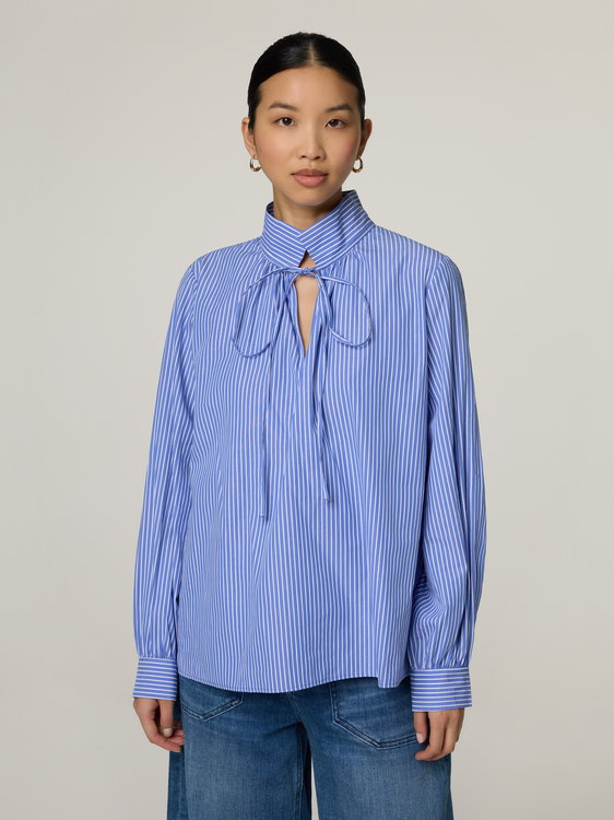 Bild von Bluse mit Stehkragen