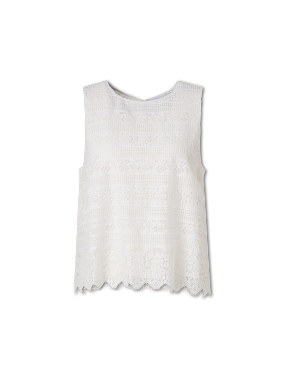 Image sur Top avec dentelle