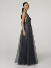 Bild von Abendkleid mit Strasssteinen