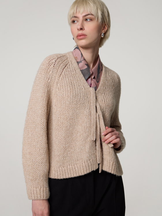 Image sur Cardigan avec alpaga
