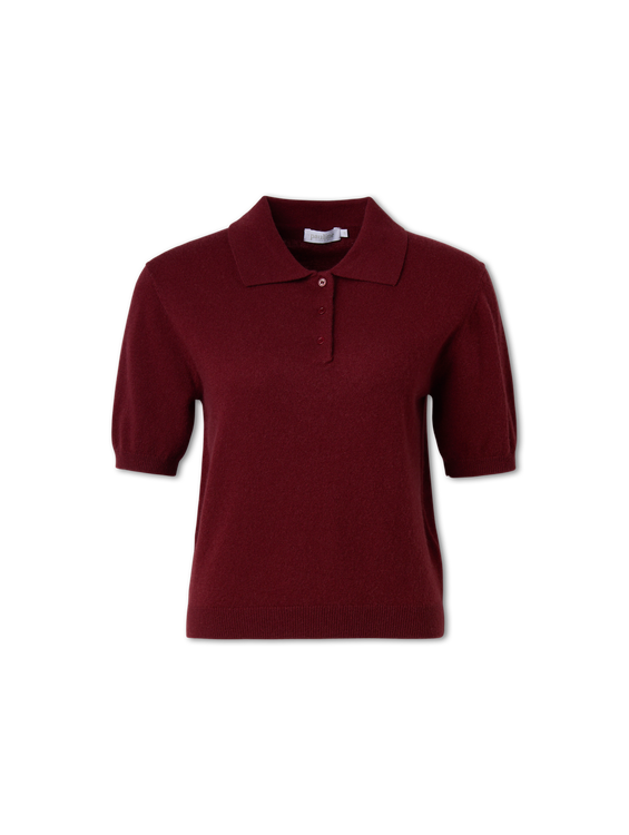 Bild von Strickpoloshirt aus Kaschmir