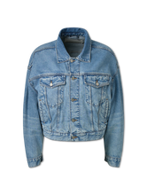 Bild von Jeansjacke im Oversized-Fit