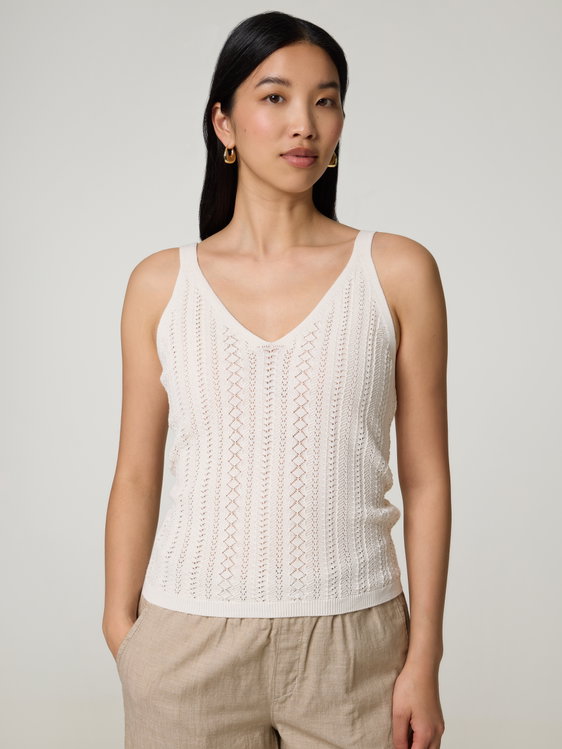 Image sur Haut en broderie ajourée