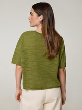 Bild von Strickshirt mit Leinen