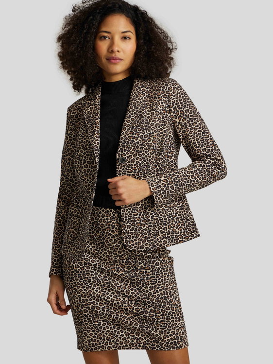 Bild von Blazer im Leo-Print