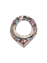Bild von Seidenschal mit Paisleyprint