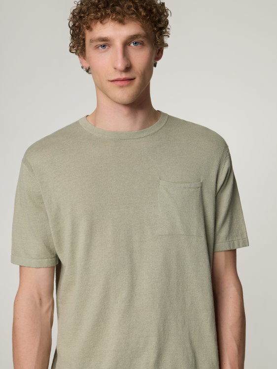 Image sur T-shirt en lin VENTO DUSH