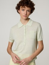 Bild von Strickpolo aus Leinen