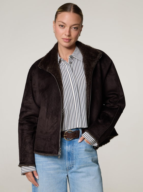 Image sur Veste en similicuir