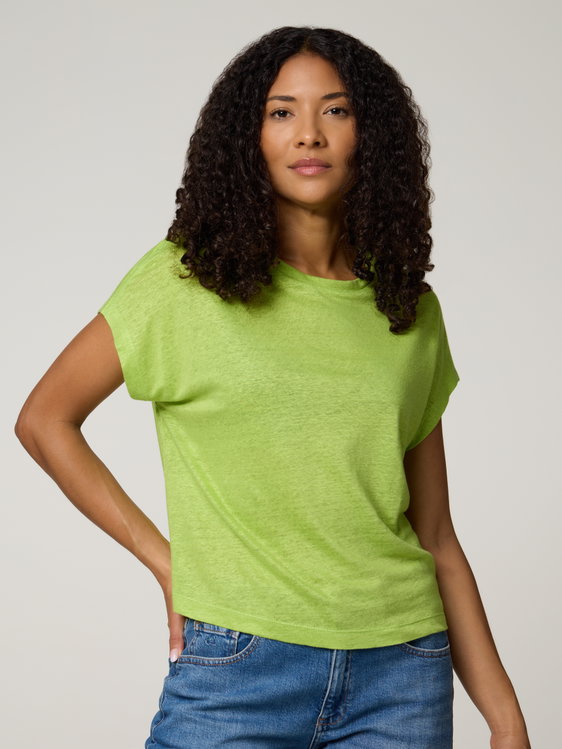 Image sur T-shirt en lin LID