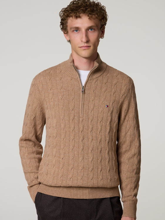 Image sur Pull à col roulé en laine d'agneau