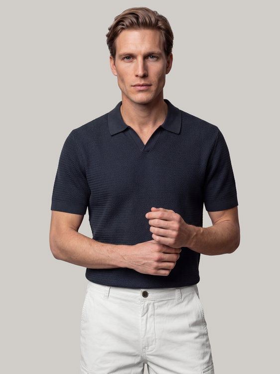 Image sur Polo en maille de coton bio