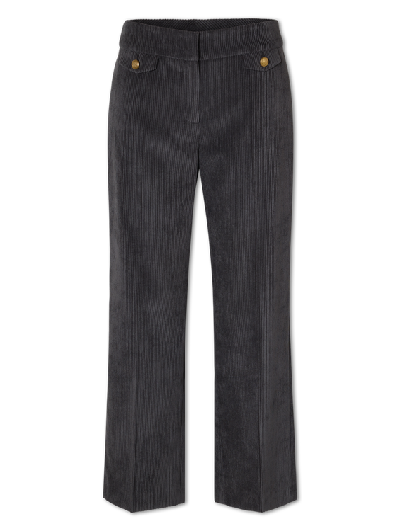 Image sur Pantalon en velours côtelé à jambes larges ALARA