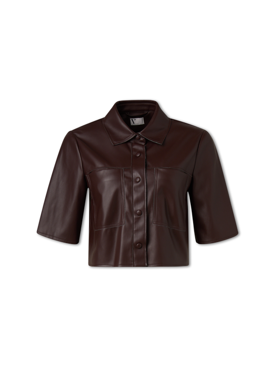 Image sur Veste en simili cuir
