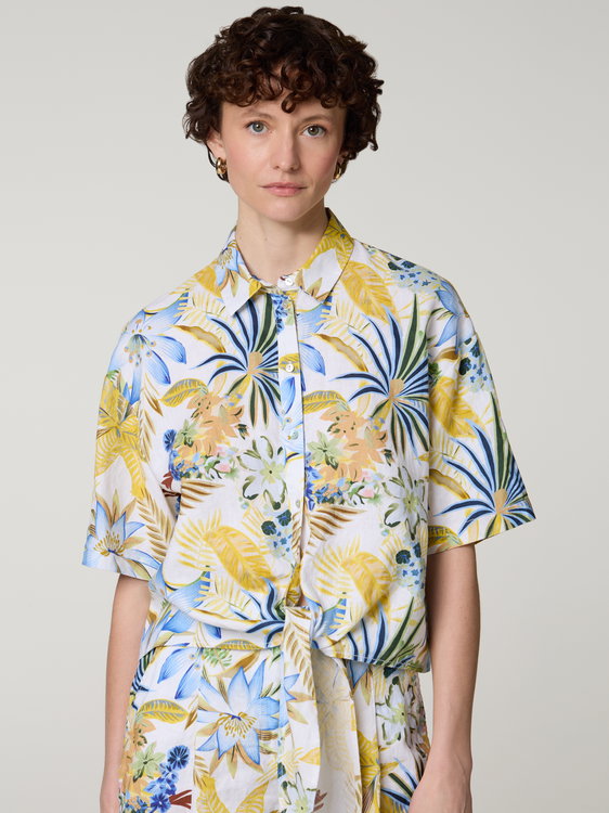 Bild von Blusenshirt mit Blumenprint