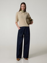 Bild von Kurzarmpullover mit Wolle