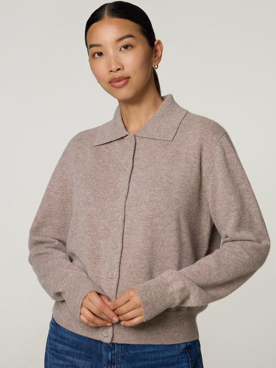 Bild von Strickjacke aus Kaschmir