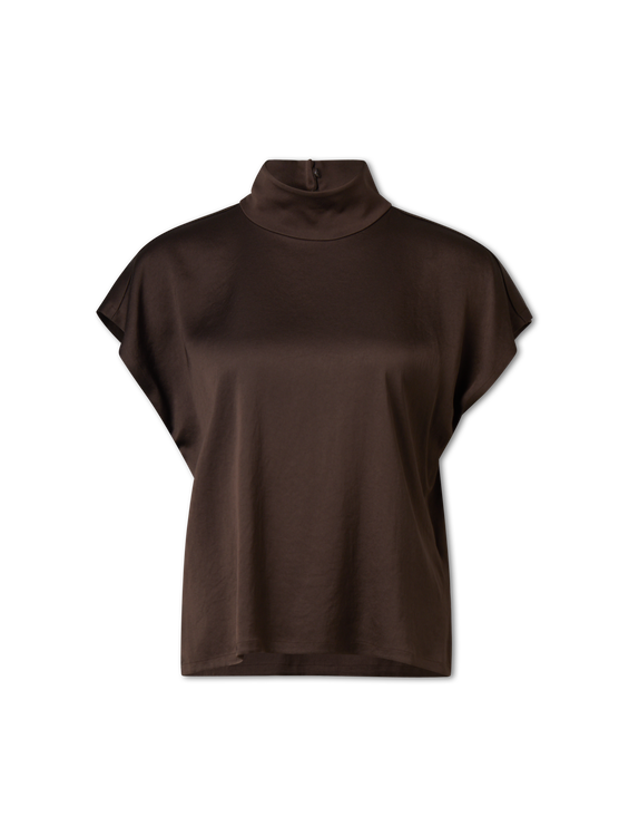 Bild von Blusenshirt aus Satin ALARIA