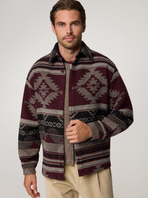 Bild von Overshirt mit Wolle VIGADO