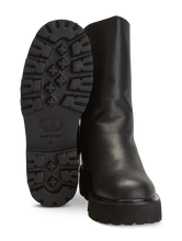 Image sur Bottes à semelle compensée en cuir