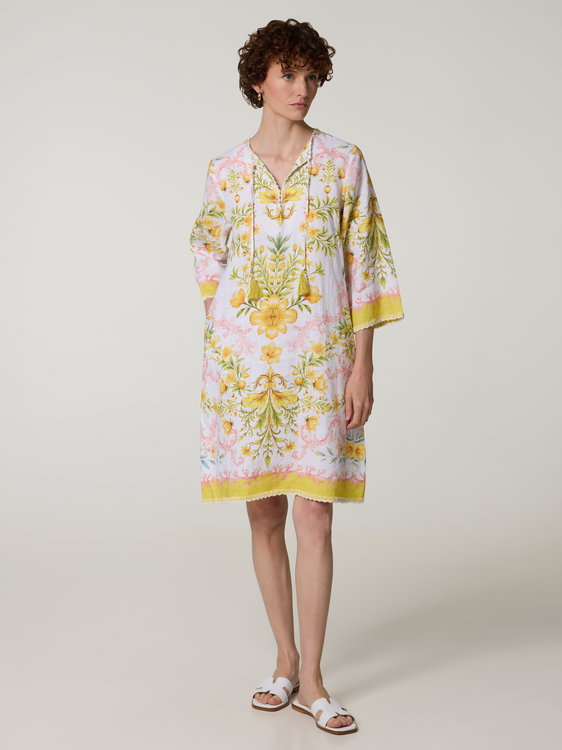 Image sur Robe tunique en lin