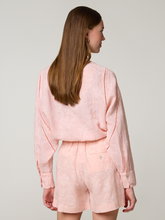 Bild von Leinenbluse mit Stickerei