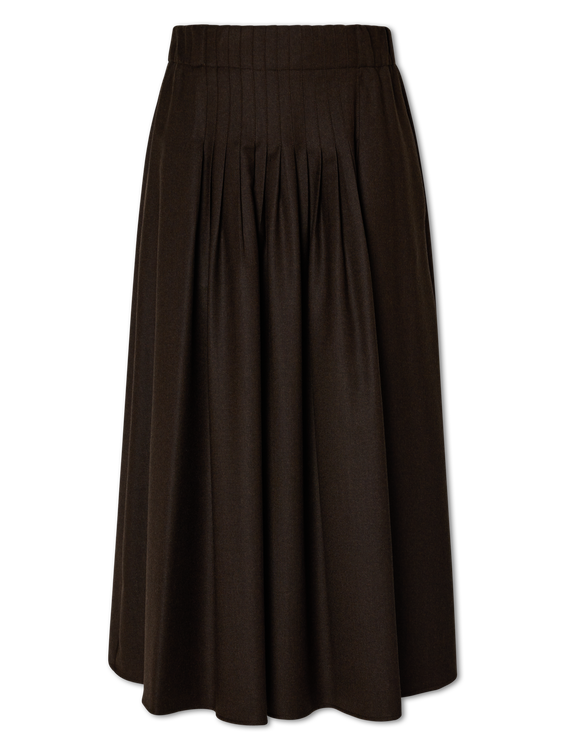 Image sur Jupe midi en laine WKDOVEST