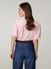 Bild von Kurzarmbluse aus Leinen VIVE