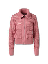 Bild von Strickjacke mit Rollkragen