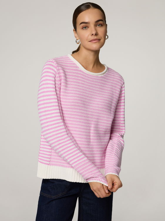 Bild von Strickpullover mit Baumwolle