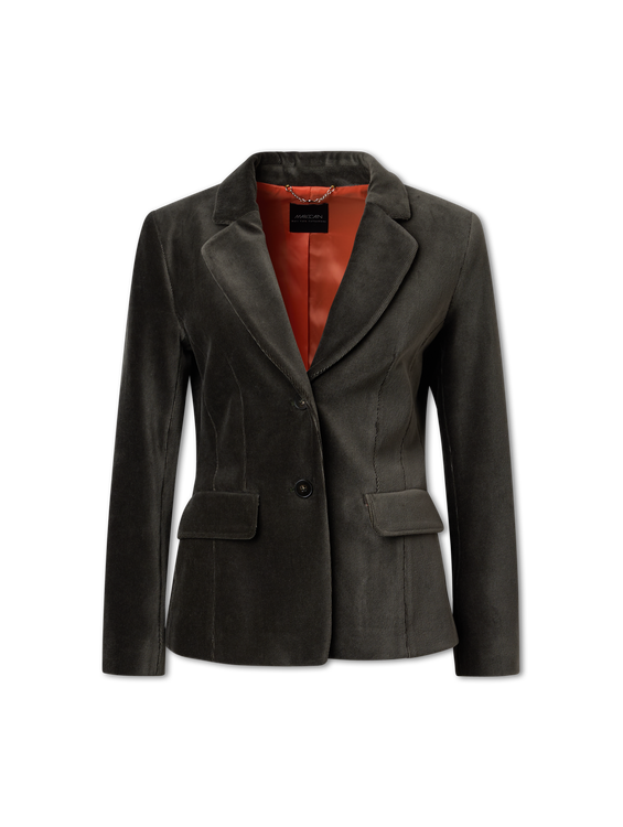 Image sur Blazer en velours côtelé