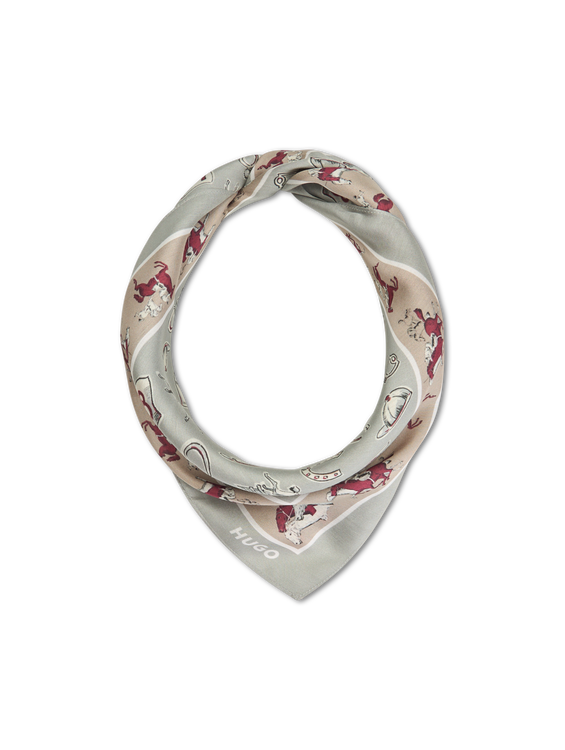 Image sur Écharpe contenant de la soie