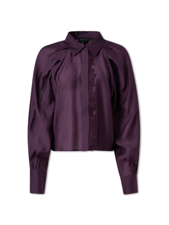 Bild von Bluse mit Spitzenbesatz CMMOLLY