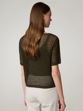 Image sur Pull en maille ajourée