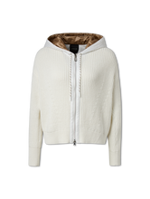 Bild von Strickjacke mit Kapuze