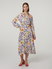 Bild von Printkleid mit Leinen