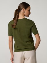 Image sur Pull en maille avec du lin