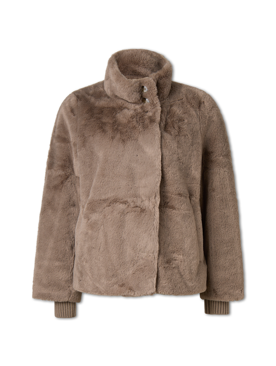 Bild von Jacke aus Kunstpelz