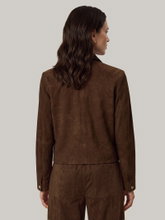 Image sur Veste en cuir suédé