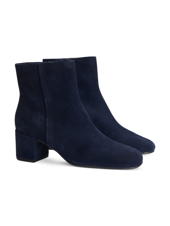Bild von Stiefelette aus Veloursleder