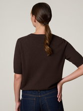 Image sur Pull à manches courtes en laine