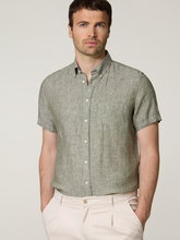 Image sur Chemise en lin coupe ajustée