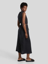 Bild von Leinenkleid mit Schlitz